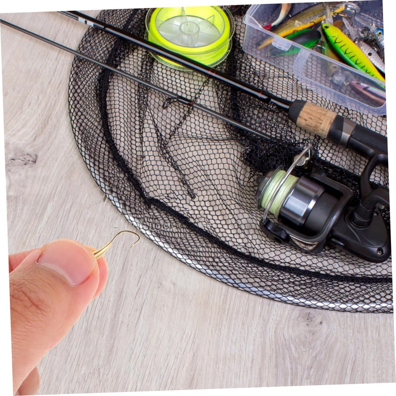 BESPORTBLE 3pcs Fish Hook Long Shank Offset Hooks for Catfishing