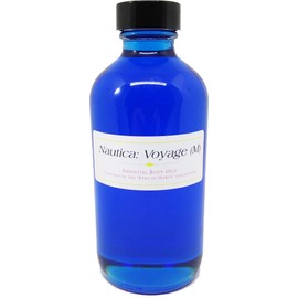 Navitica: Voyage - Type For Men Scented Body Oil Fragrance [Regular Cap - Blue - 8 oz.] - ID#32601