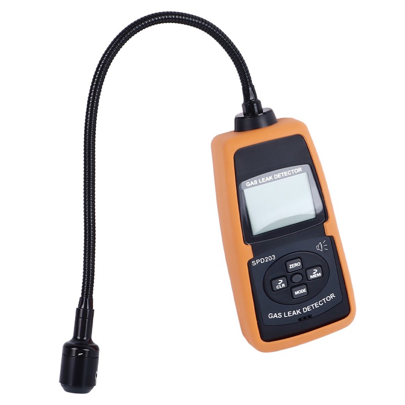 Combustible Gas Leak Detector LCD Digital Gas Leakage Audible Visual