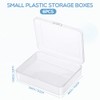 Jetec 6 Pieces Mini Plastic Clear Beads Storage Containers Box