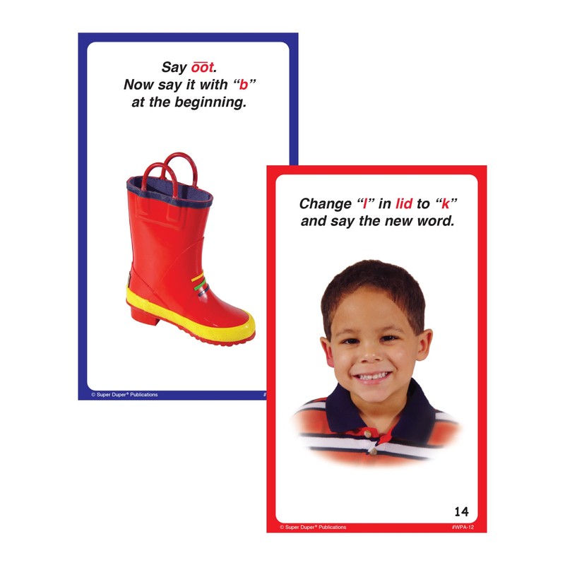 Super Duper Publications | Webber® Phonological Awareness Photo Cards |