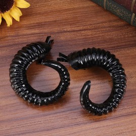 Sheep Horn Hair Clip Hair Clips Horn Crocodile Clip Devil Horn Hair Clips Cosplay Costume Beak Clip (Black)
