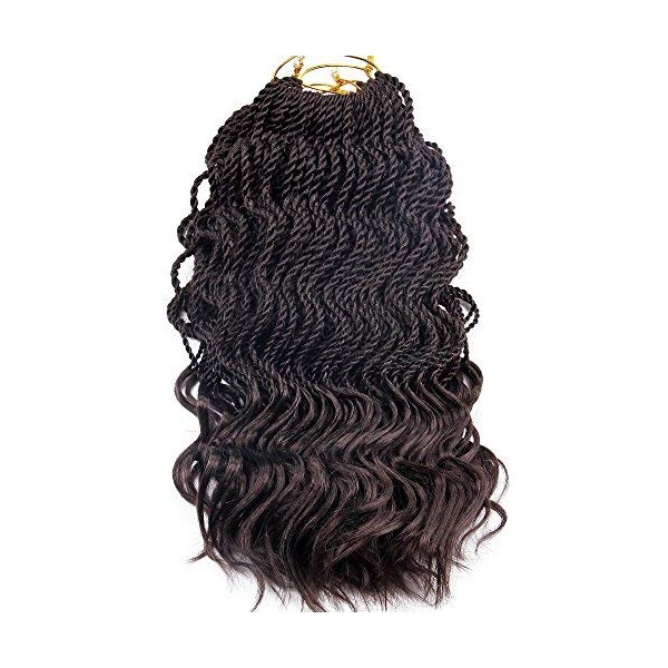 Wavy Senegalese Twist Crochet Braids 6packs/lot 14Inch 35Strands/Pack Synthetic Crochet