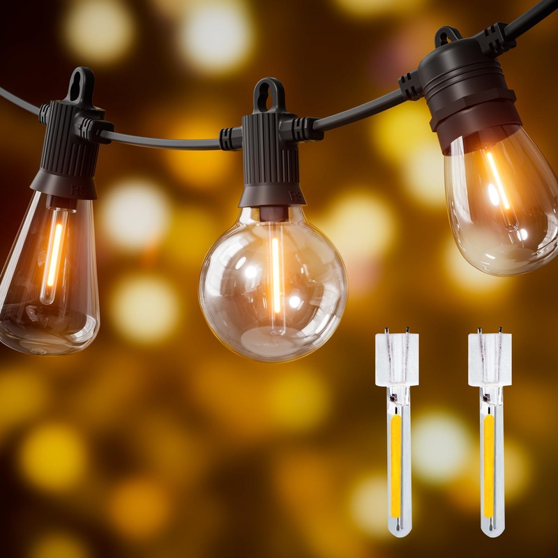 4 Pcs LED Edison Bulb Filament, 1W Bulb Replacement Spare