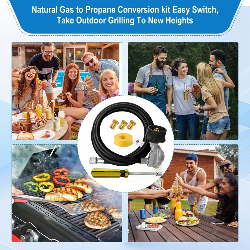 Natural Gas To Propane Conversion Kit for Weber Spirit II