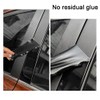 NewL BLACK HIGH GLOSS VINYL TAPE WITH AIR RELEASE MOUNTING