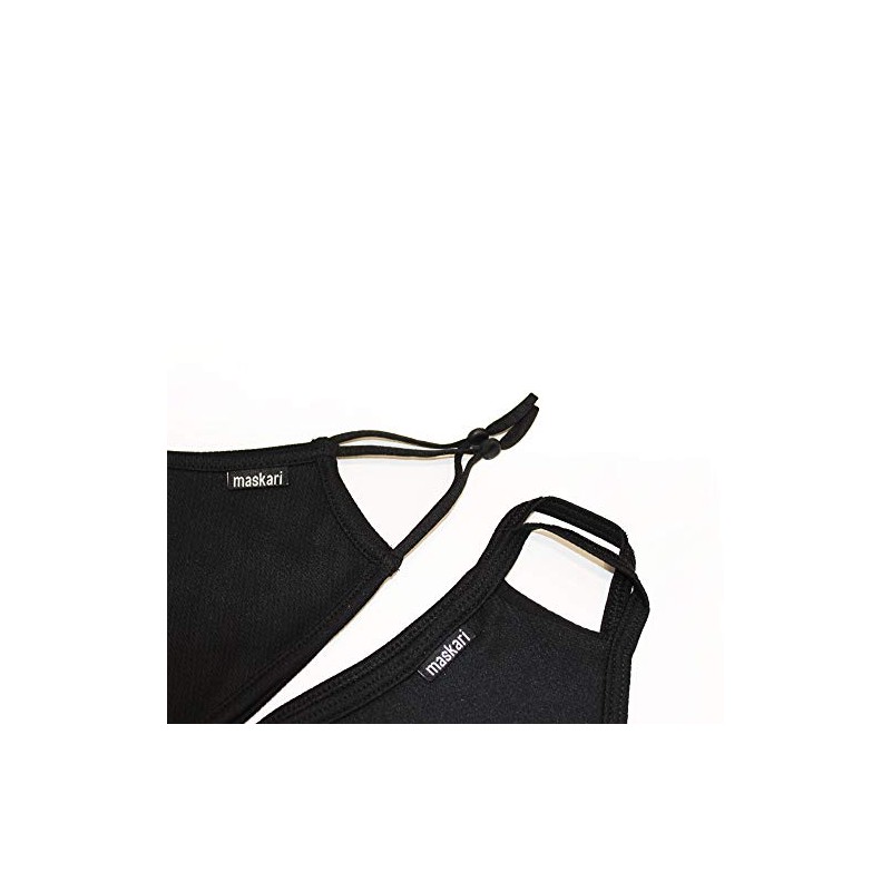 Maskari Maskari Cool Grey Reusable Face Mask | Washable |