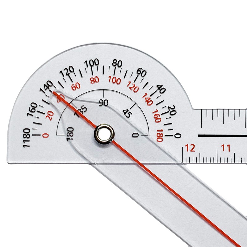 TAKUMED Plastic Angle Goniometer Pocket Size Type C