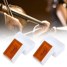 Violin Rosin 2 Pack Rosin for Violin Cello Viola Light Low Dust Rosin Natural Rosin for Bows Rosin Violin for Violin Viola Cello Bowed String(Brown)