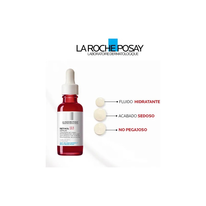 Retinol B3 Serum Facial Antiarrugas Profundas Frasco Rojo