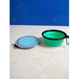 SLSON Dog Bowl Pet Collapsible Bowls, 2 Pack Collapsible Dog Water Bowls for Cats D...