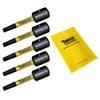 5 x SabreCut SCRSQ132_5 32mm SQ1 Square Magnetic Impact Screwdriver