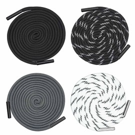 4 Pcs Waist Drawstring Cord, Extra Long Trouser Drawstring Cord, 162cm Long Encrypted Cotton Ropes with Metal Tips, Ideal for Hoodies Sweatpants Jackets Bags, 4 Colors for All Your Fashion DIY Needs