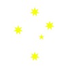 RDW Australian Southern Cross Sticker - Decal - Die Cut