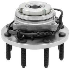 QJZ 515100 - Front Wheel Hub Bearing Assembly, Ball Bearing, Steel, Compatible with Ford 1999-2004 F-250, F-350, F-450, F-550 Super Duty (RWD / 4x2 ONLY)