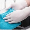 16 Disposable Latex Gloves White Powder Free Multipurpose Clean Medium