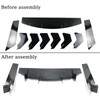 skkyoro Rear Bumper Diffuser for Ford Mustang 2015-2023 V2 Style