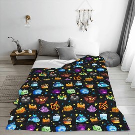 Blox Fruits Ultra-Soft Micro Fleece Blanket Cozy Warm Throw Blanket Suitable for All Living Rooms/Bedrooms Blanket 50"X60"