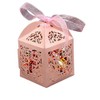 Musuntas 50-Piece Birdcage Design Wedding Christening Guest Gift Box Cardboard