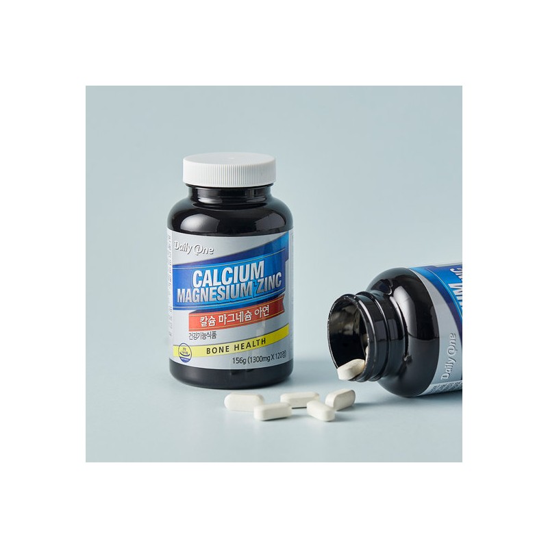 Daily One Calcium Magnesium Zinc 1,300mg x 120 Tablets (2