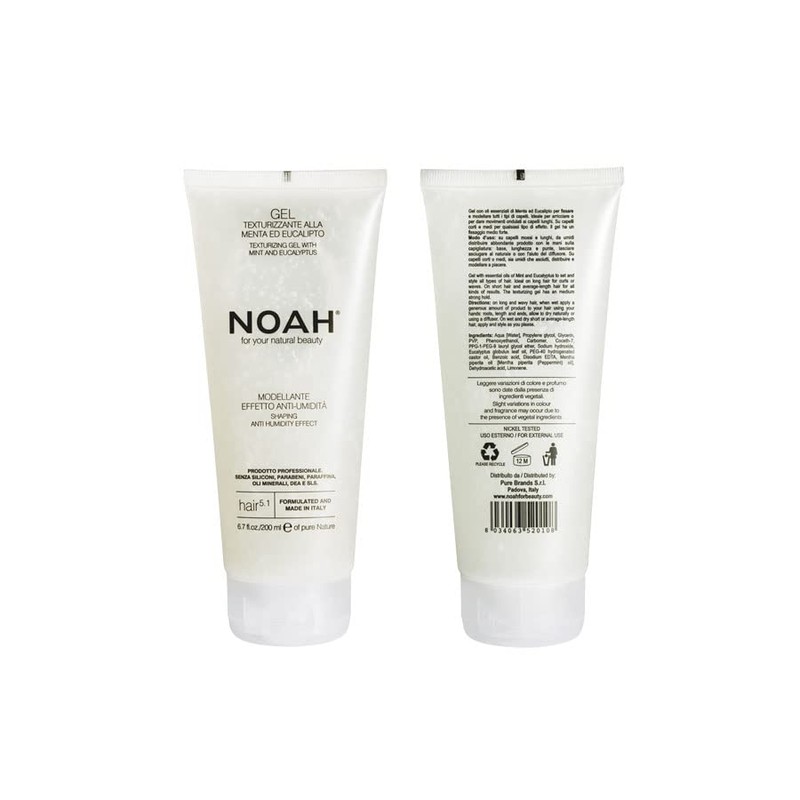 Noah Natural Hair 5.1 Volumizing Anti-Humidity Texturizing Gel with Mint