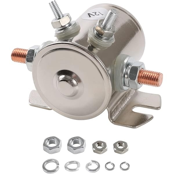 Max 300A 12 Volt Duty Solenoid Relay 4-Terminal for Golf