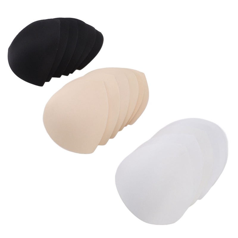 9 Pairs Sports Bra Inserts Triangular Breathable Bra Pads Inserts