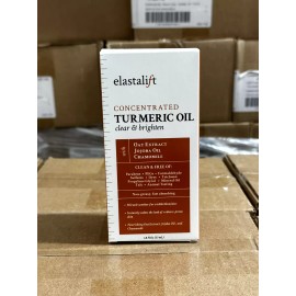 Elastalift Clear & Brighten Concentrated Turmeric Oil for Face 1.8 Fl Oz (53mL)