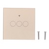 For Tuya Zigbee Light Switch 3‑Gang Remote Control Touch Switch