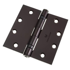 Cauldham (3 Pack) Commercial-Grade 4-1/2" Full Mortise Ball-Bearing Door Hinges - Oil Rubbed Bronze