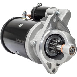 Parts World USA Starter for Ford Farm Diesel Tractor 2000 3000 4000 5000,410-30044 Starter, New Holland Diesel, FORD Backhoes 420,455,LUCAS 26211A/L,C7NN-11000-A,K919752-1 Year Warranty