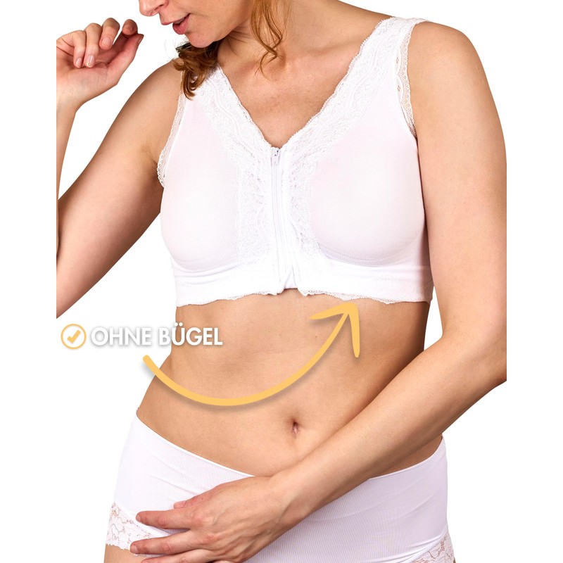 Basic Treasure Pack of 3 Seamless Comfort Bra with Zip,