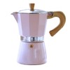 Gary Valenti VEZ006/IND/GREEN Venezia-Coffee Maker pink, 3 Tassen Espresso, Aluminium