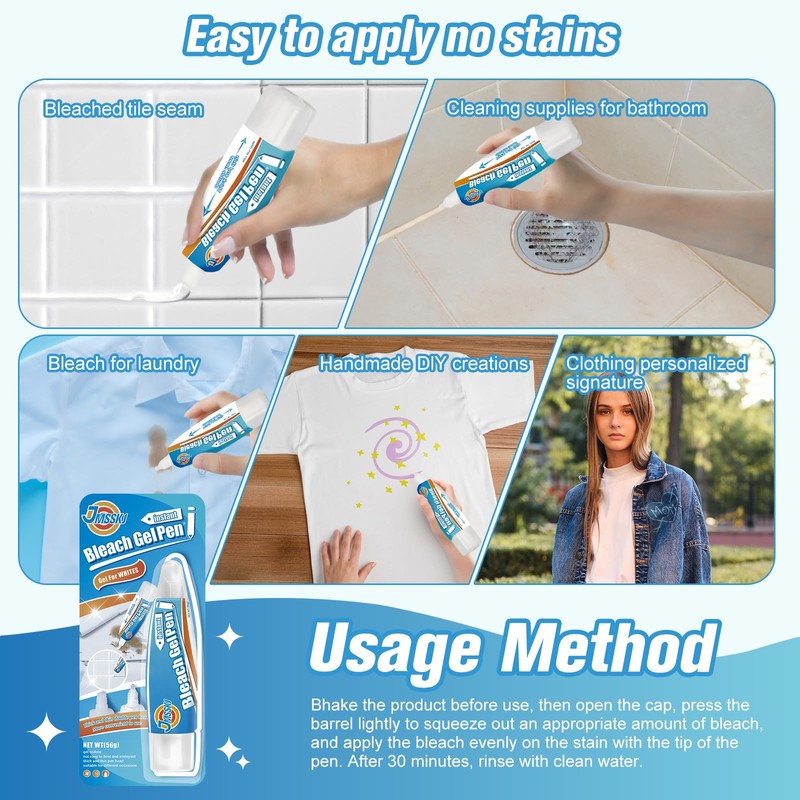 Bleach Pen, Bleach Pen For Clothing, Stain Remover Pen, Mold