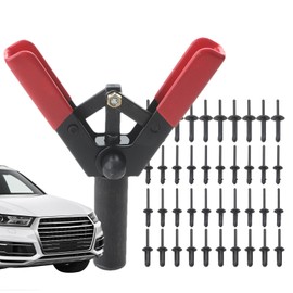 Pop Rivet Tool Kit | Automotive Riveting Tool with Nylon Blind Rivets,Automotive Riveting Tool, Rivet Nut Tool, Riveter Tool for Metal, Wood