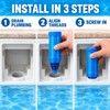Pool Skimmer Winterizing Plug and Expansion Absorber, 1.5 and 2