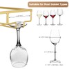 Xverycan Wine Glass Rack Under Cabinet, 6 Row Extreme Large
