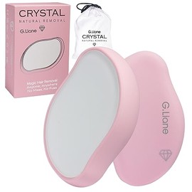 Borrador de Pelo de Cristal, Depilación Física de Vidrio, Piedra de Depilación Nano Reutilizable, Depiladora para Mujeres y Hombres, Piel Suave y Sedo
