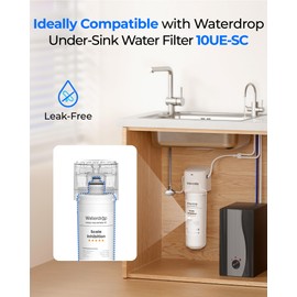 Waterdrop RF10W-SC Replacement Filter Cartridge for 10UE-SC Under Sink Water Filter, Anti-Scaling, Reduces PFAS, Lead, Chlorine, Bad Taste & Odor, NSF/ANSI 42 Certified, 11000 Gallons High Capacity