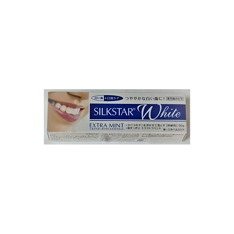 Daiichi Sankyo Health Care Medicated Toothpaste Silk Star White Extraminate