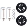 8 Set 50x12mm Luggage Wheels Replacement Wear PU Caster Suitcase