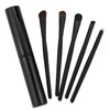 AmiCera Travel Makeup Brushes, 5Pcs Eyeshadow Brushes, Nose Contour Eye