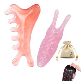 4 in 1 多目的マッサージ顔 なめくじカッサ かたつむりかっさ 鼻を高くするグッズ かっさ棒フェイス マッサージ ツボ押し 全身スレイピング用 自宅エステ ツボ押しすっきりフェイスラインでリラックス上質なギフト (ピンク)