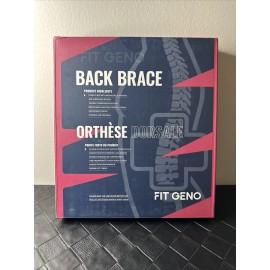 Fit Geno Back Brace for Men and Women Size Large (37.50-53 In.)  Free Shipping