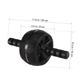 BESPORTBLE Ab Roller Wheel with Knee Pad Non Slip Abdominal Muscle Wheel for Core Strength Training Versatile Workout Equipment for Shoulders and Arms Home Fitness Gear