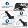 ANEELV Bicycle Trailer Hitch Adapter with Locking Pin - Universal