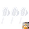 3 Pcs Fine Mesh Strainer, Plastic Sieve Nylon Ultra Fine