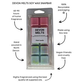 Devon Melts - Pink Sands (YC) Type - Highly Scented 100% Soy Wax Snapbar