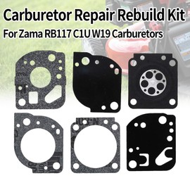 KELKONG P4500 Carburetor Rebuild Repair Kit for ZAMA RB-117 C1U-W19 POULAN CRAFTMAN PP025 PP125 PP25E PP325 SM705 Gas Trimmer PP258TP Pole Pruner Diaphragm Gasket