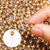 Map Tacks Push Pins Small Size 300 Packs (Gold, 1/5